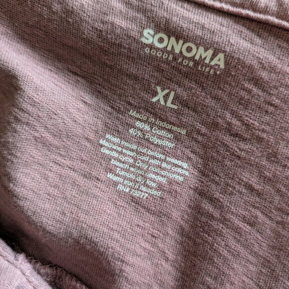 Sonoma Sleeveless Polo Shirt Top XL - Picture 6 of 6